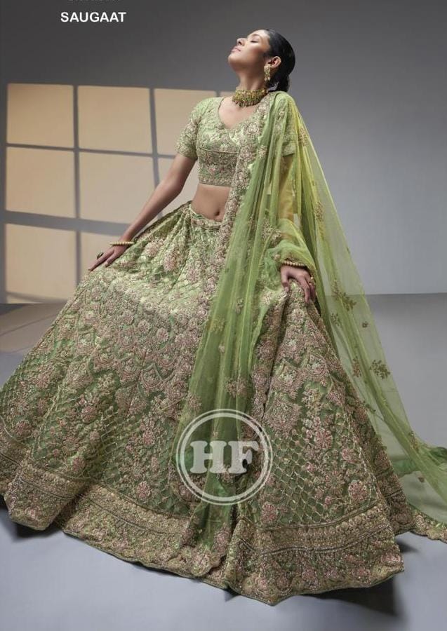 Saugaat Designer Bridal Lehenga Anant Tex Exports Private Limited