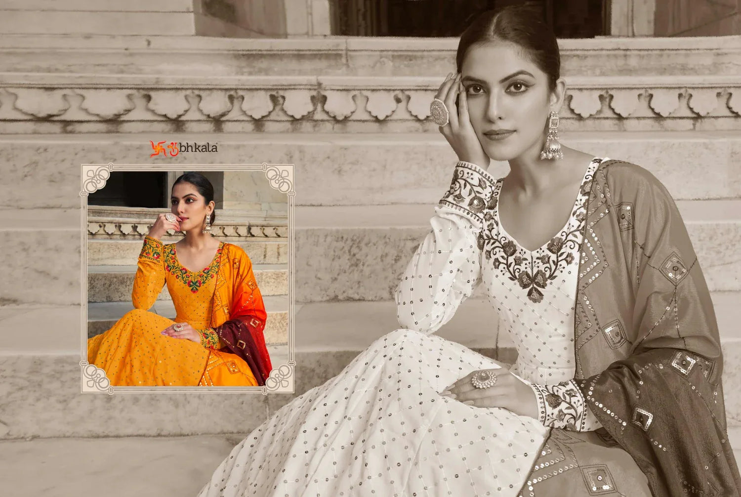 SHUBHKALA FLORY VOL. 30 EXCLUSIVE GOWN Anant Tex Exports Private Limited