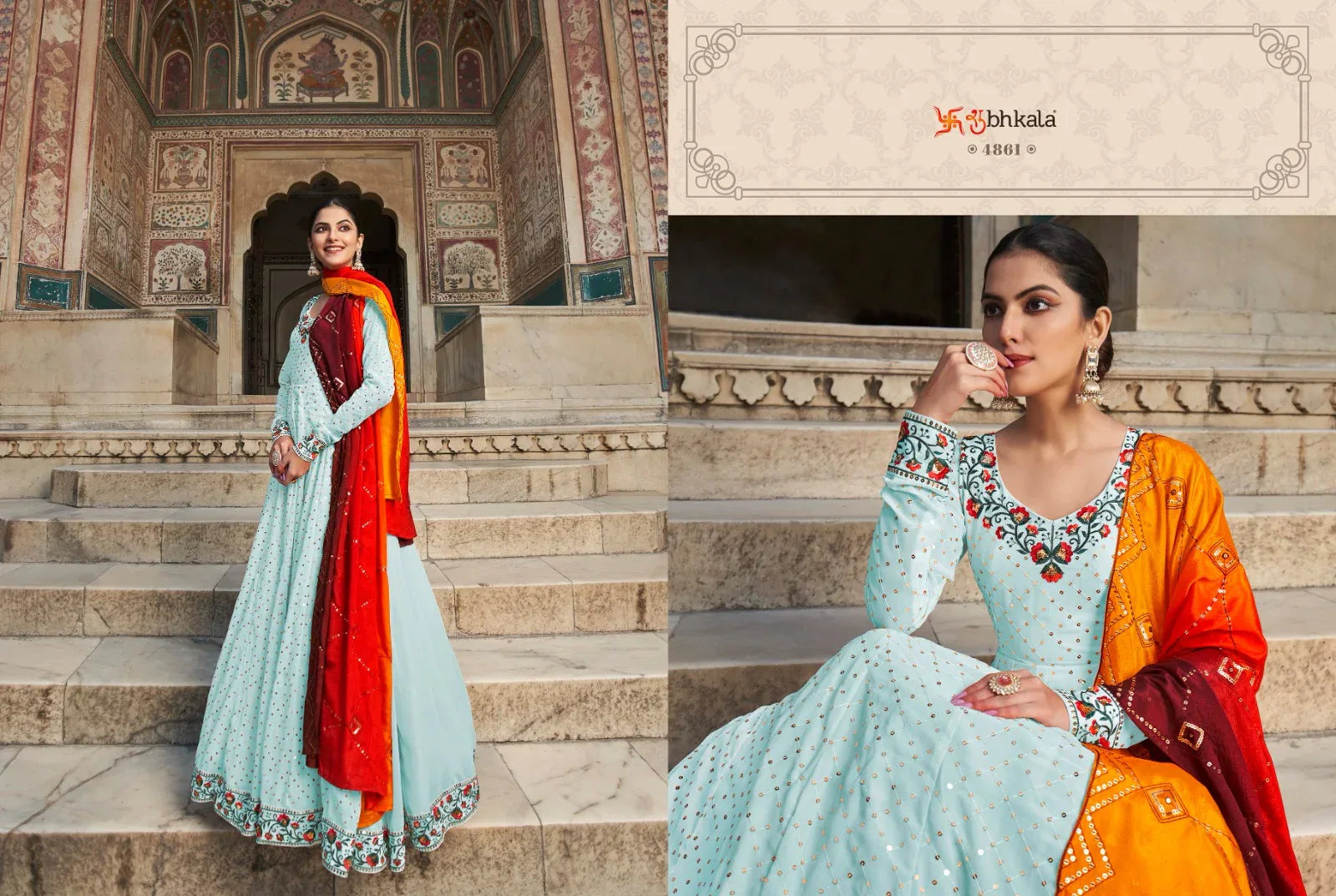 SHUBHKALA FLORY VOL. 30 EXCLUSIVE GOWN Anant Tex Exports Private Limited