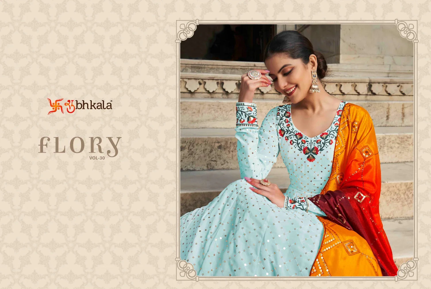 SHUBHKALA FLORY VOL. 30 EXCLUSIVE GOWN Anant Tex Exports Private Limited
