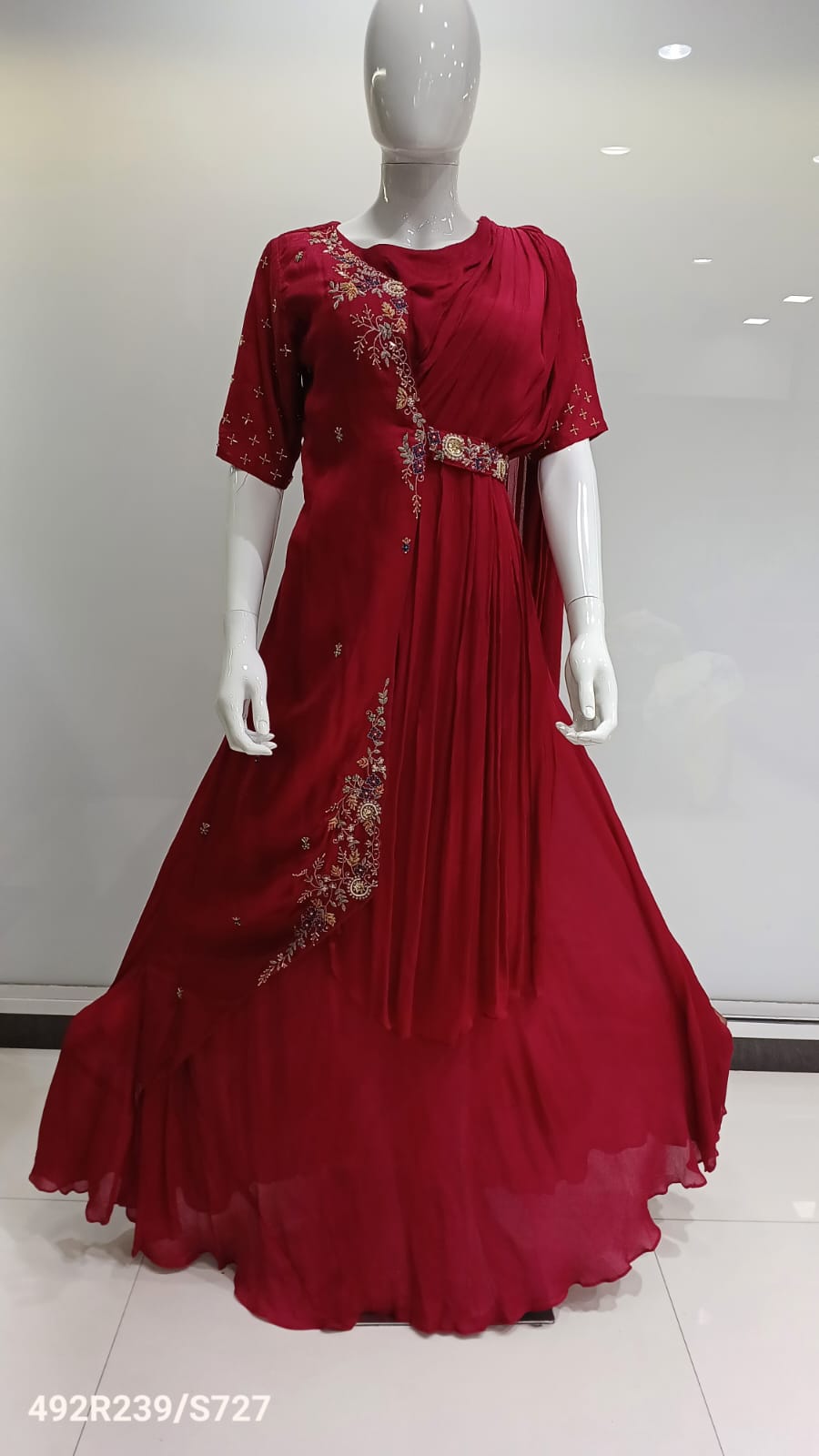 Party Wear Stylish Gown Anant Tex Exports Private Limited
