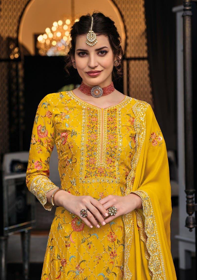 SHAGUN COLOR EDITION-8 PLAZO SUIT Anant Tex Exports Private Limited