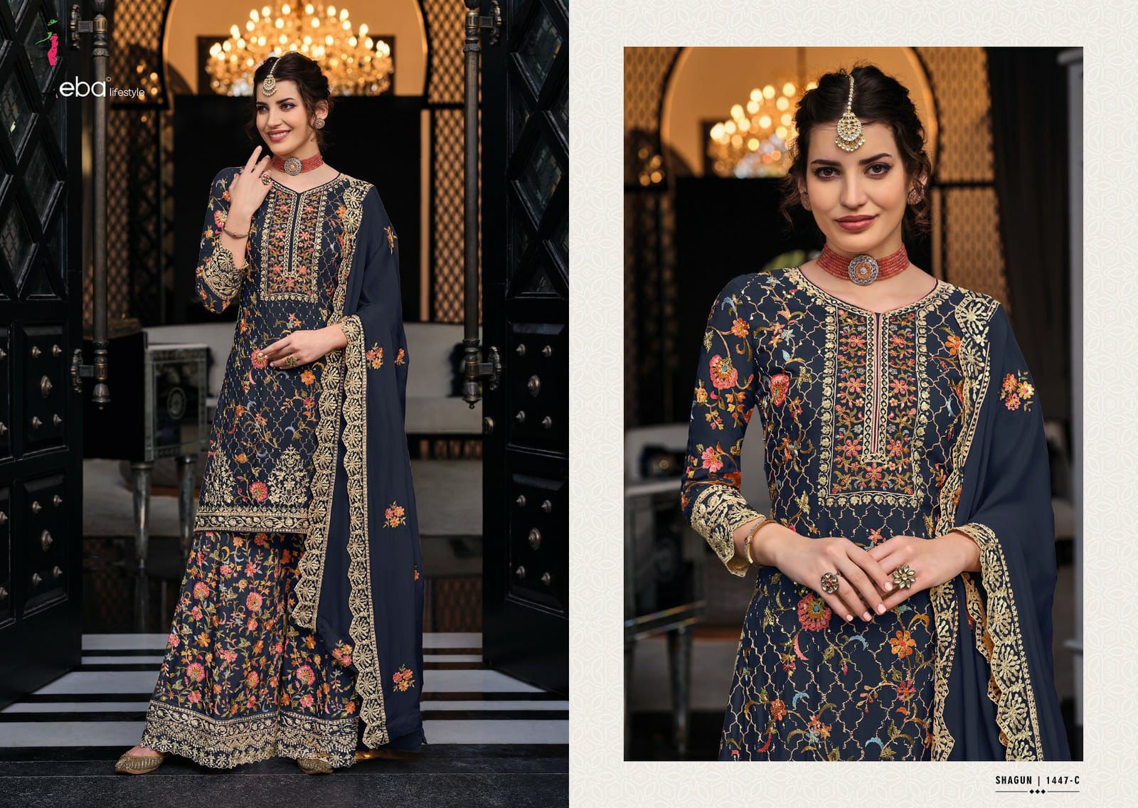 SHAGUN COLOR EDITION-8 PLAZO SUIT Anant Tex Exports Private Limited