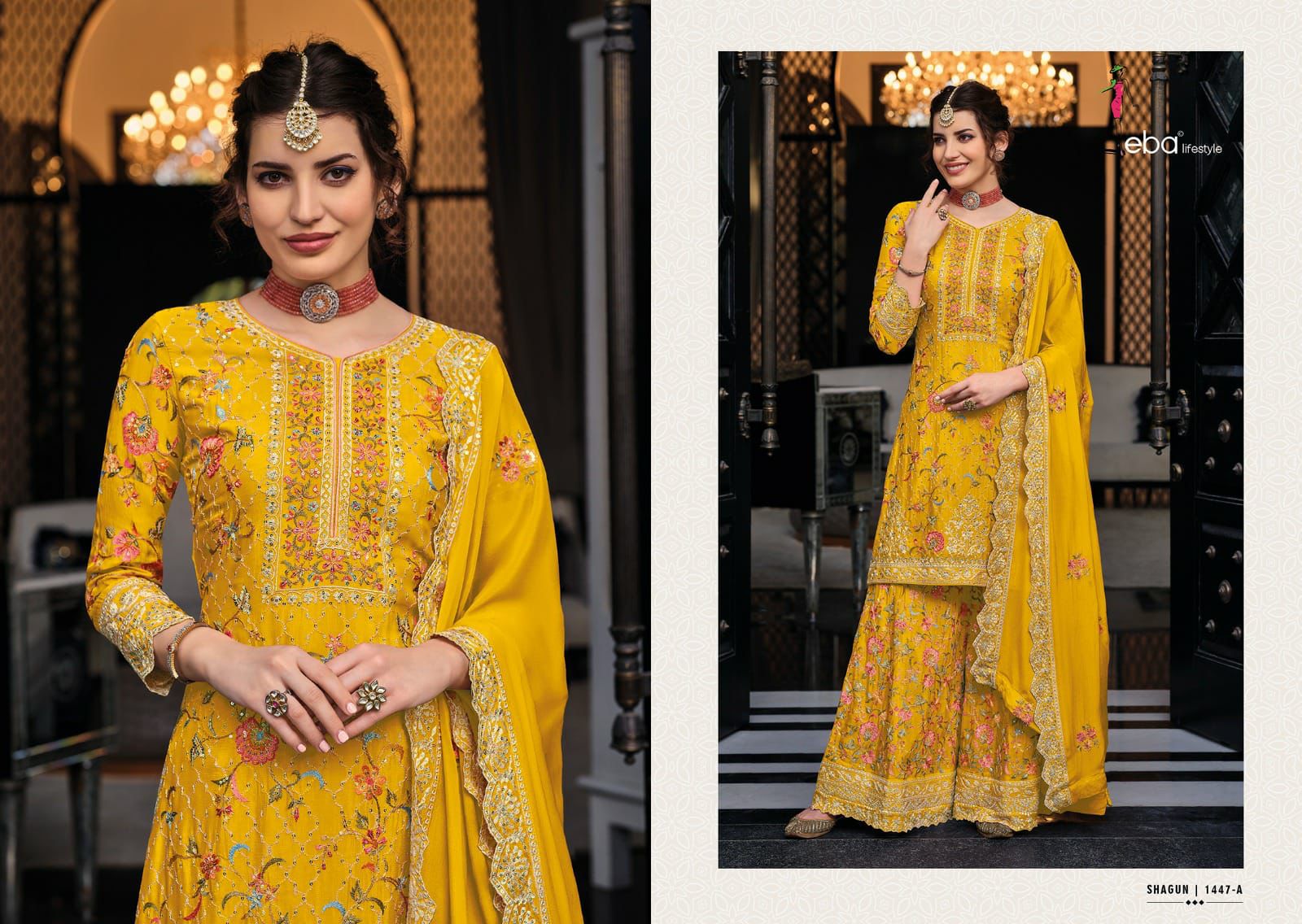 SHAGUN COLOR EDITION-8 PLAZO SUIT Anant Tex Exports Private Limited