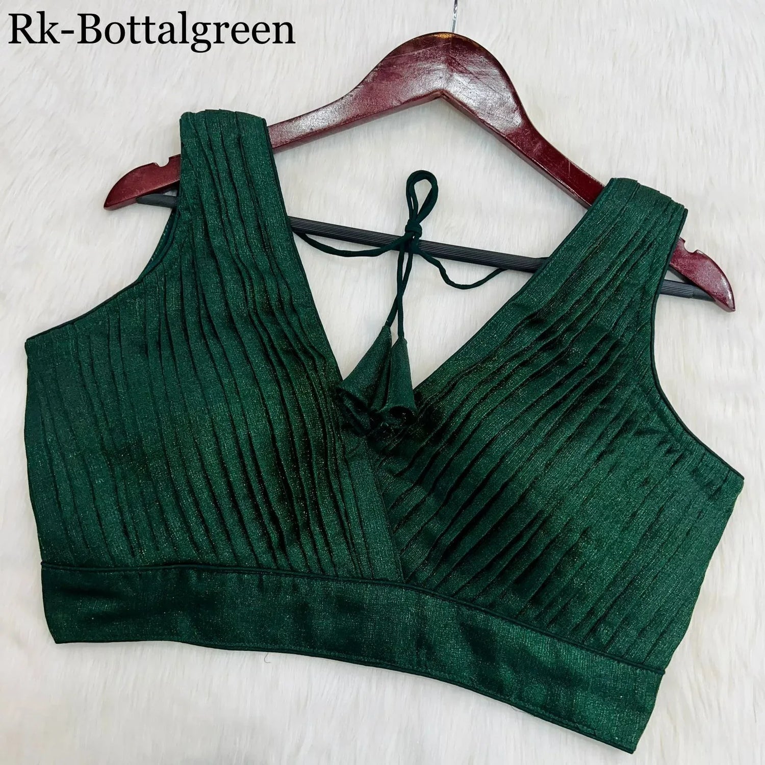 PLEATED DESINGER COBRA SILK BLOUSE Anant Tex Exports Private Limited