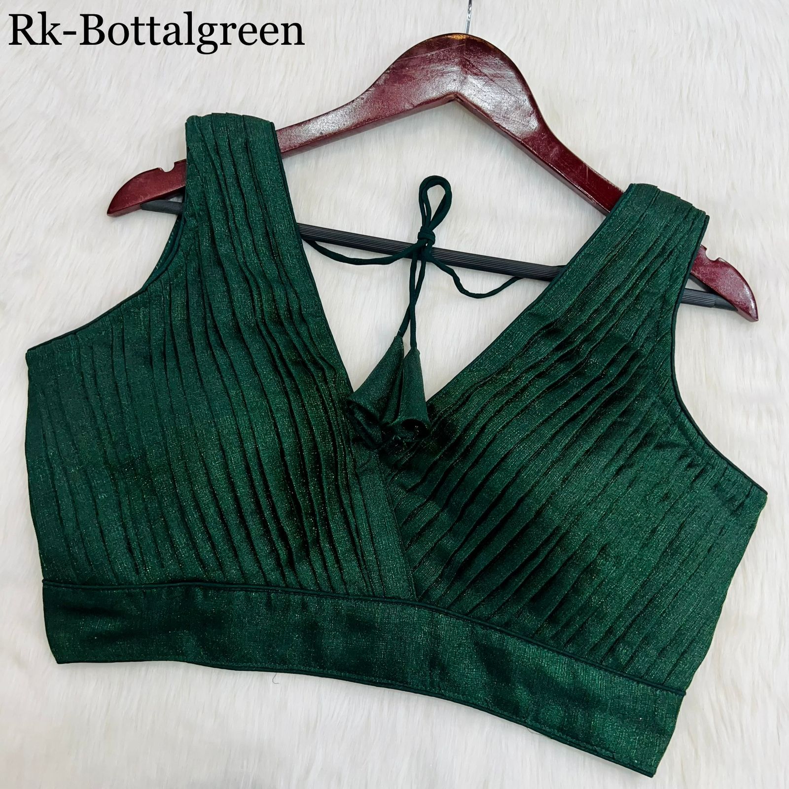 PLEATED DESINGER COBRA SILK BLOUSE Anant Tex Exports Private Limited