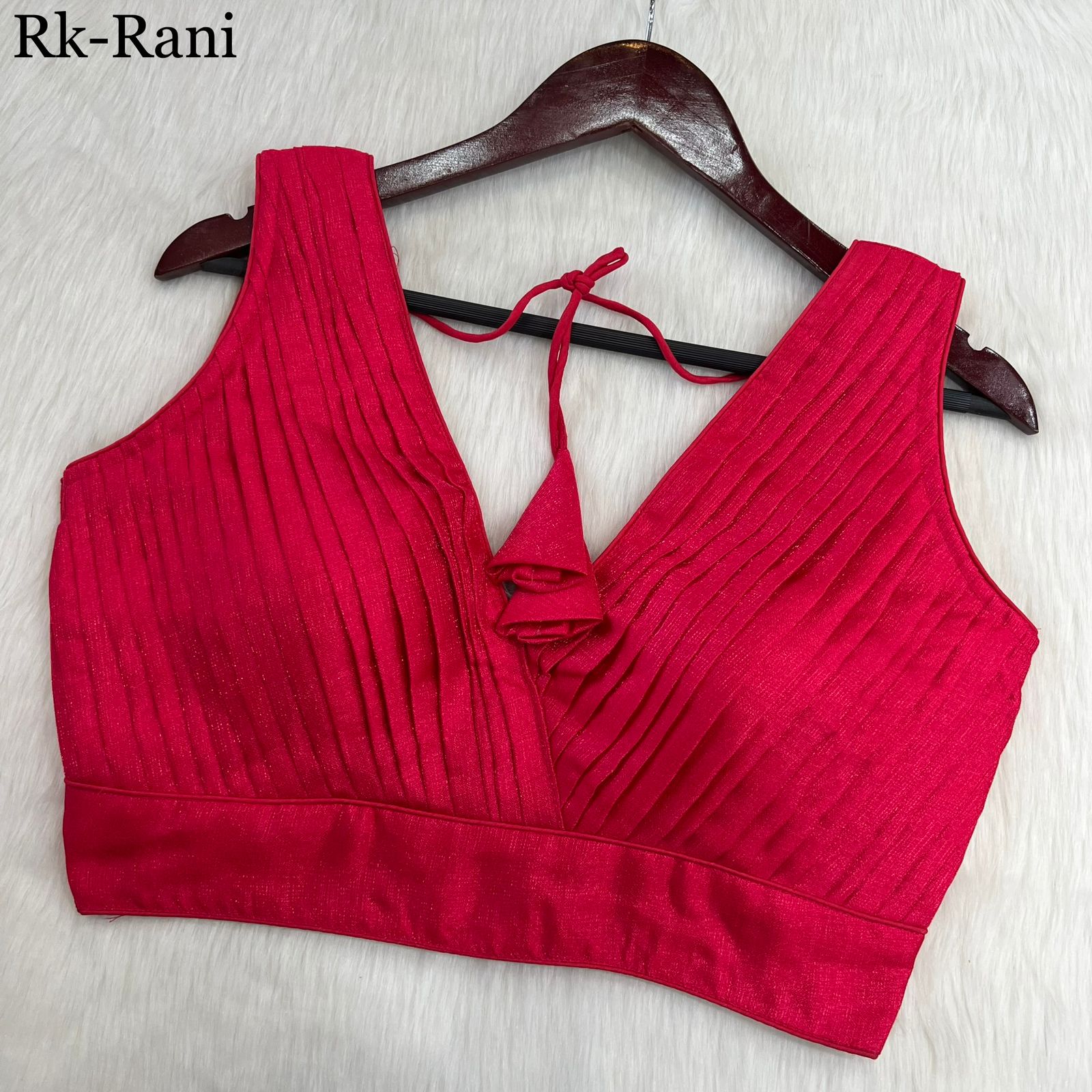 PLEATED DESINGER COBRA SILK BLOUSE Anant Tex Exports Private Limited