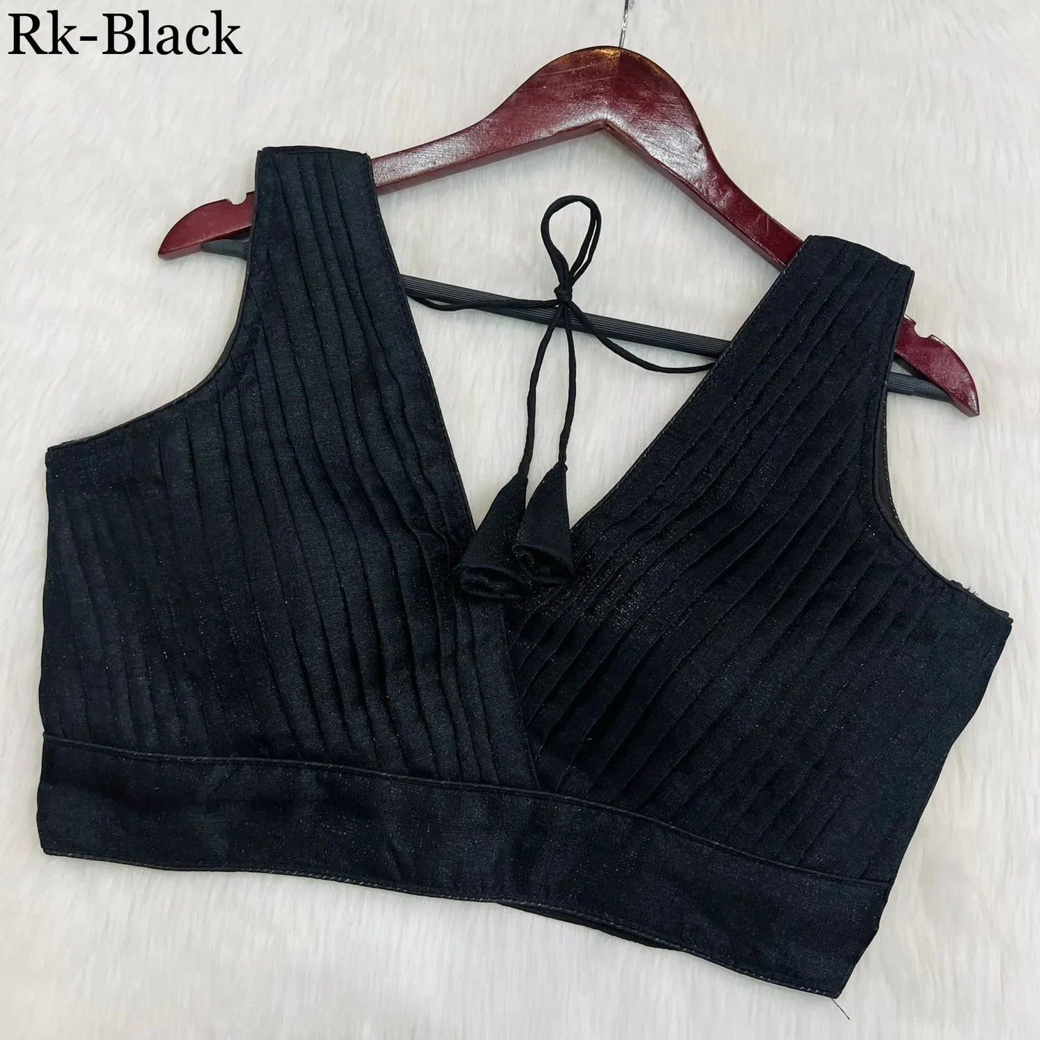 PLEATED DESINGER COBRA SILK BLOUSE Anant Tex Exports Private Limited