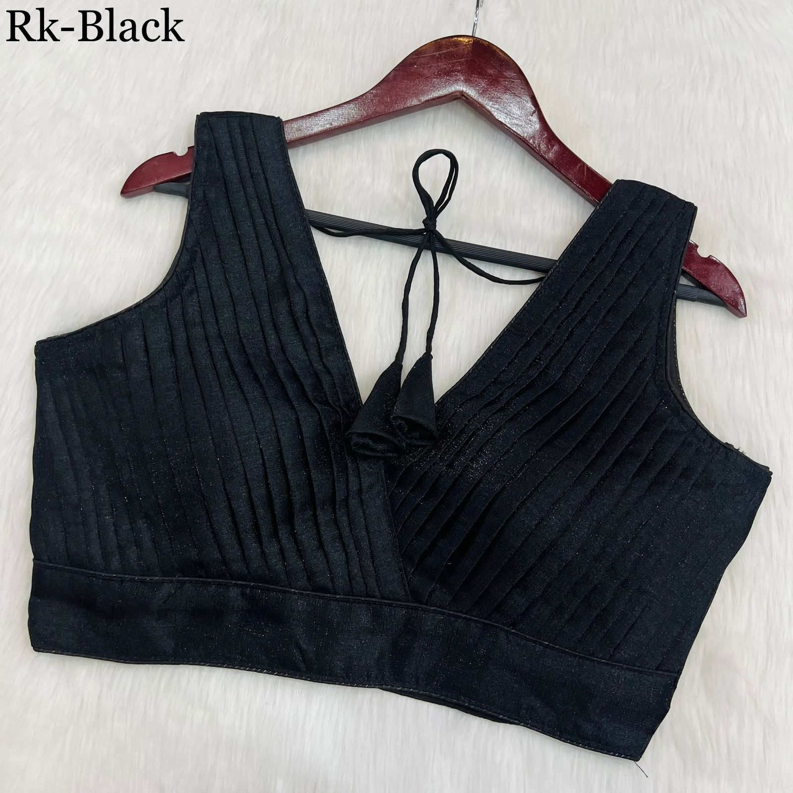 PLEATED DESINGER COBRA SILK BLOUSE Anant Tex Exports Private Limited