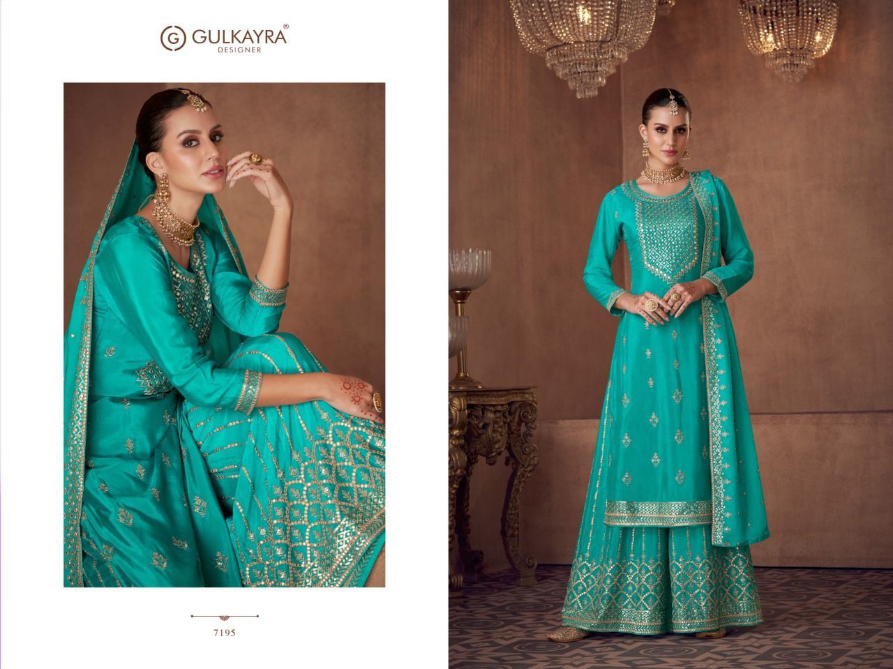 Gulkayra Designer Vaani 7195 Series Designer Suit Anant Tex Exports Private Limited