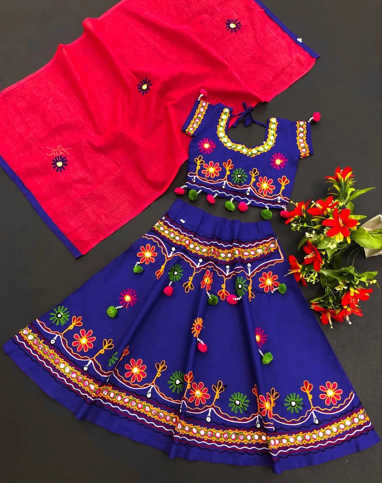 Navratri Kids Traditional Lehnga Anant Tex Exports Private Limited