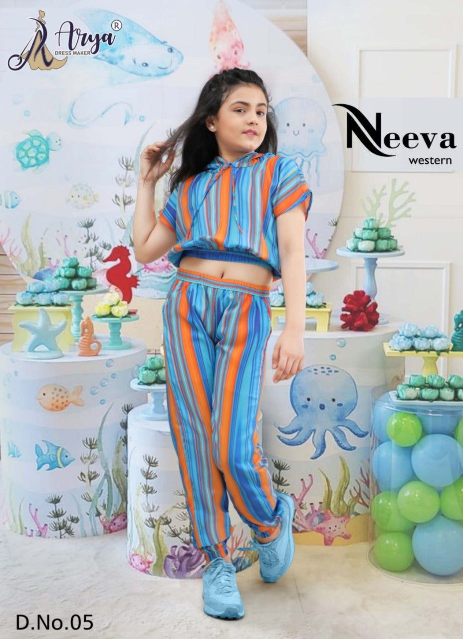 Eeva Children Western Style Cap Top and Pant Anant Tex Exports Private Limited