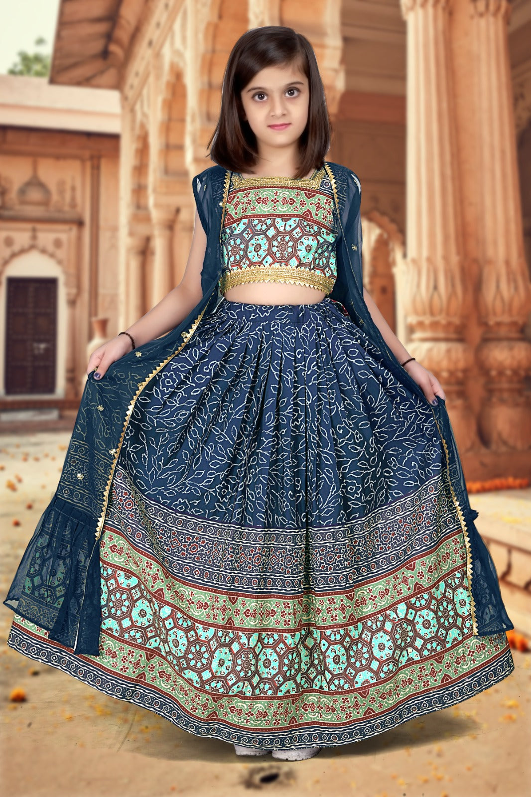 Lucaya 101 Royal Blue Colour Silk Lehenga Anant Tex Exports Private Limited