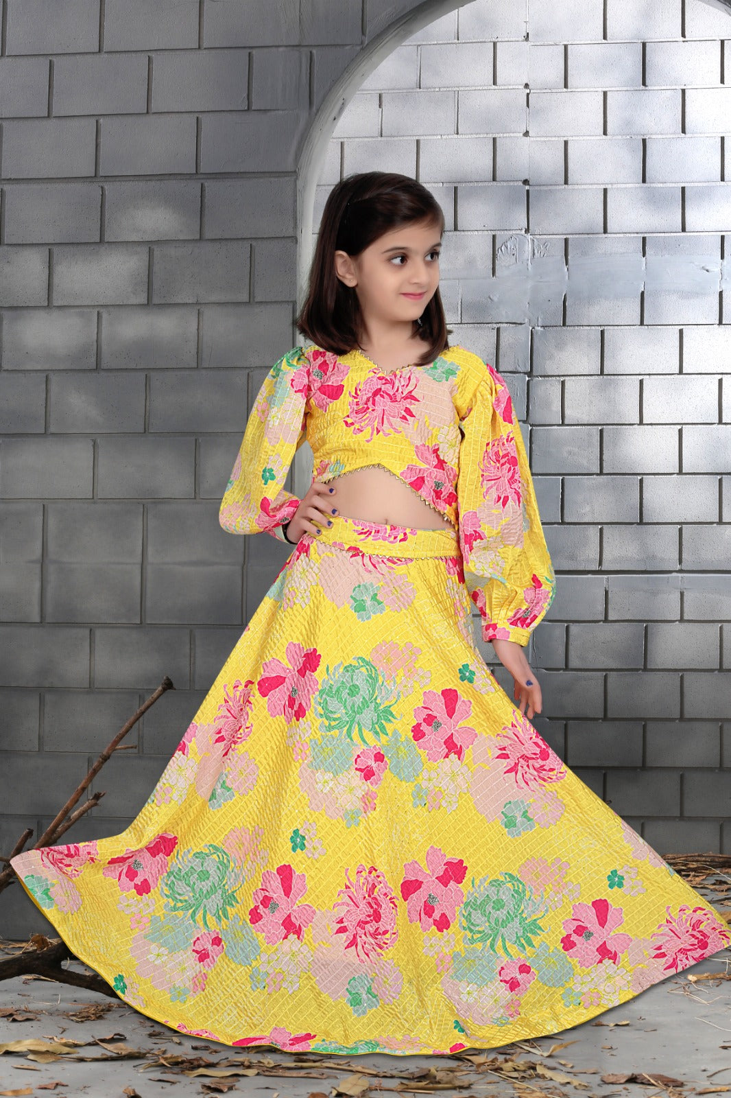 Lehenga yellow colour online