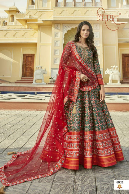 VIRASAT VOL PADMASUNDARI DESIGNER PATOLA PRINT GOWN Anant Tex Exports Private Limited