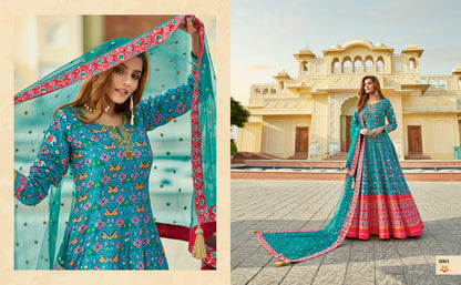 VIRASAT VOL PADMASUNDARI DESIGNER PATOLA PRINT GOWN Anant Tex Exports Private Limited