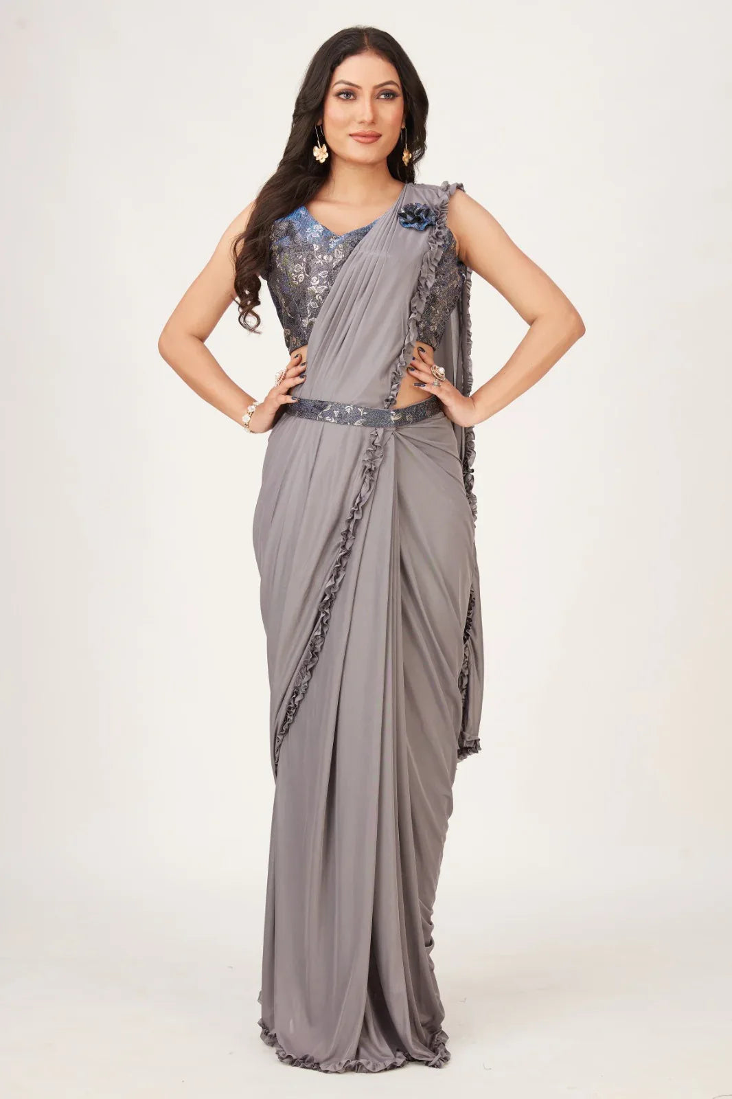 READY TO WEAR SAREE D.NO 101957 Anant Tex Exports Private Limited