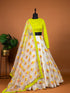 PARTY WEAR DESIGNER WHITE LEHENGA CHOLI D.NO 2037 Anant Tex Exports Private Limited