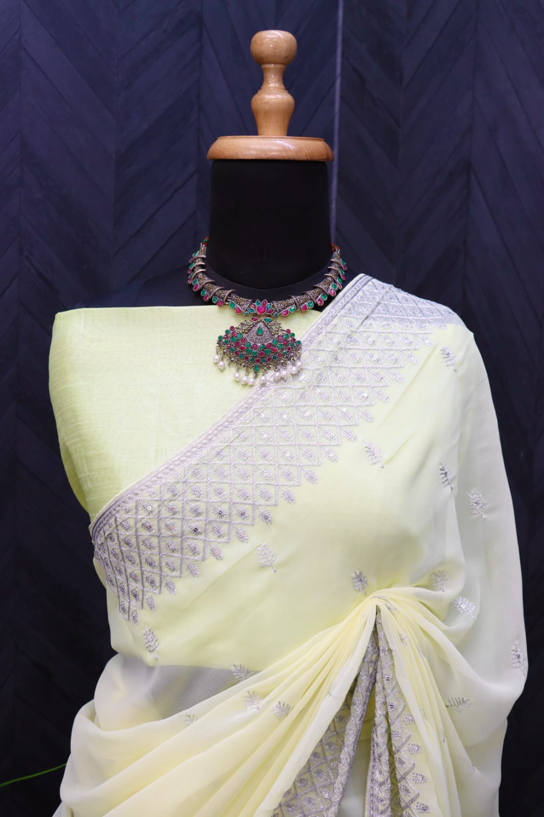 PARTY WEAR FANCY GEORGETTE SAREE Anant Tex Exports Private Limited