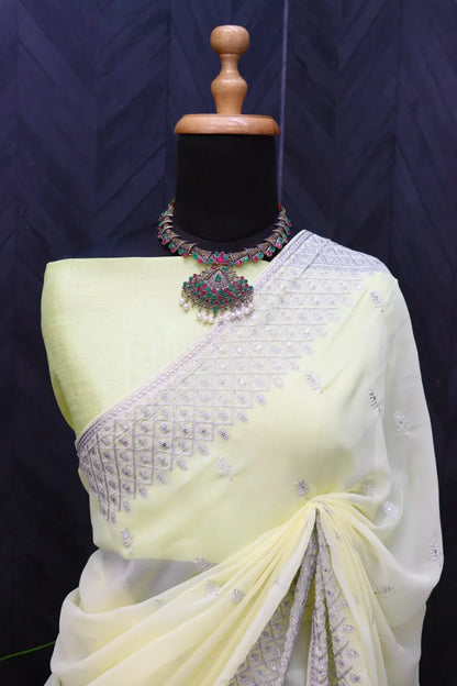 PARTY WEAR FANCY GEORGETTE SAREE Anant Tex Exports Private Limited
