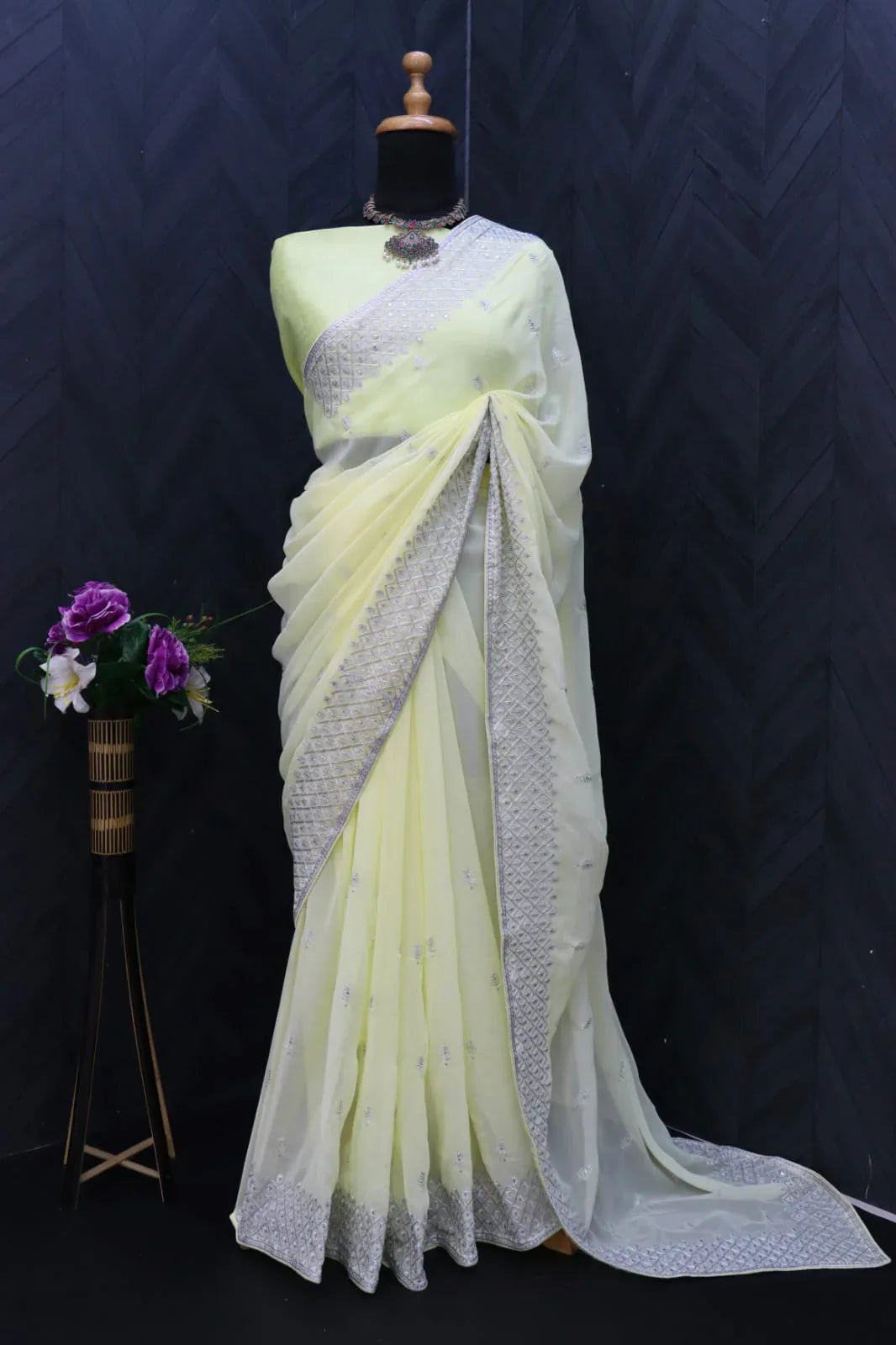 PARTY WEAR FANCY GEORGETTE SAREE Anant Tex Exports Private Limited