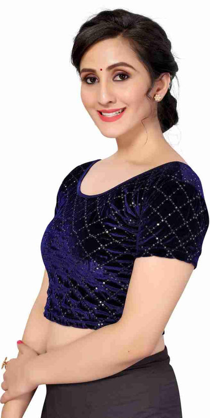 VALVET CHOKDI SEQUENCE BLOUSE Anant Tex Exports Private Limited