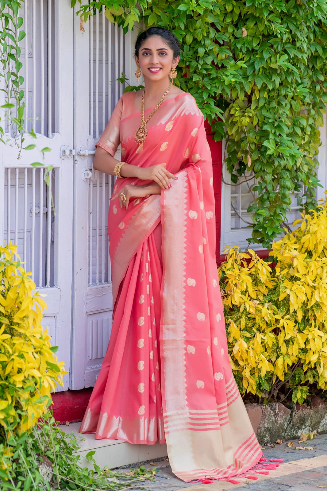 Party Wear Soft Assam Silk Saree Anant Tex Exports Private Limited
