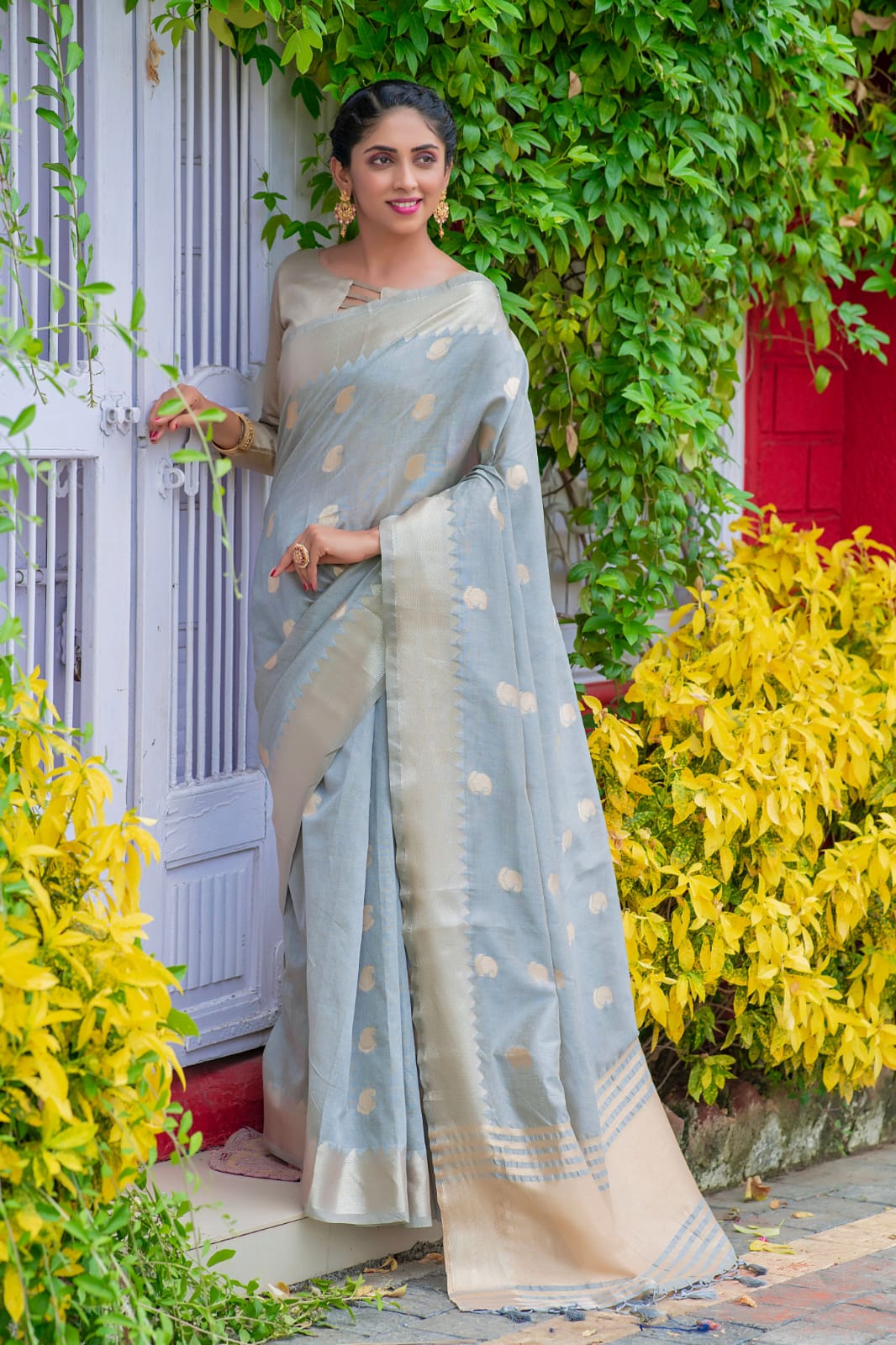 Party Wear Soft Assam Silk Saree Anant Tex Exports Private Limited
