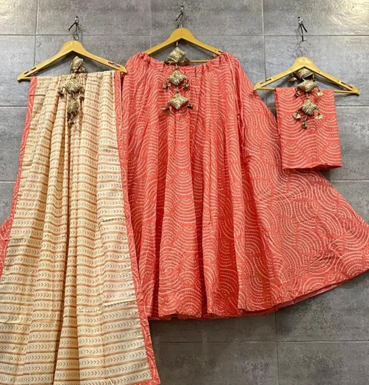 Designer Pure Cotton Print Lehenga Anant Tex Exports Private Limited