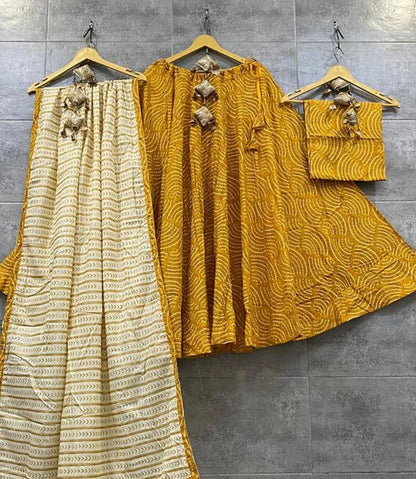 Designer Pure Cotton Print Lehenga Anant Tex Exports Private Limited