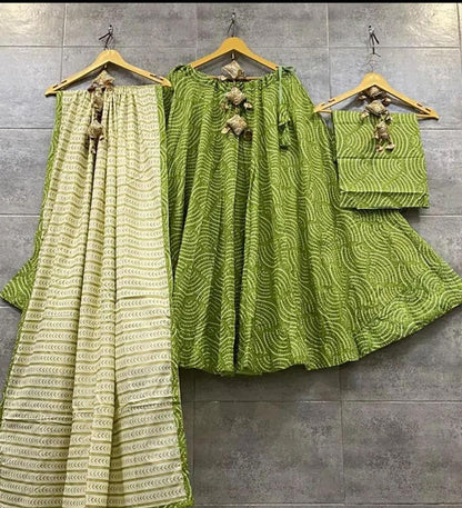 Designer Pure Cotton Print Lehenga Anant Tex Exports Private Limited