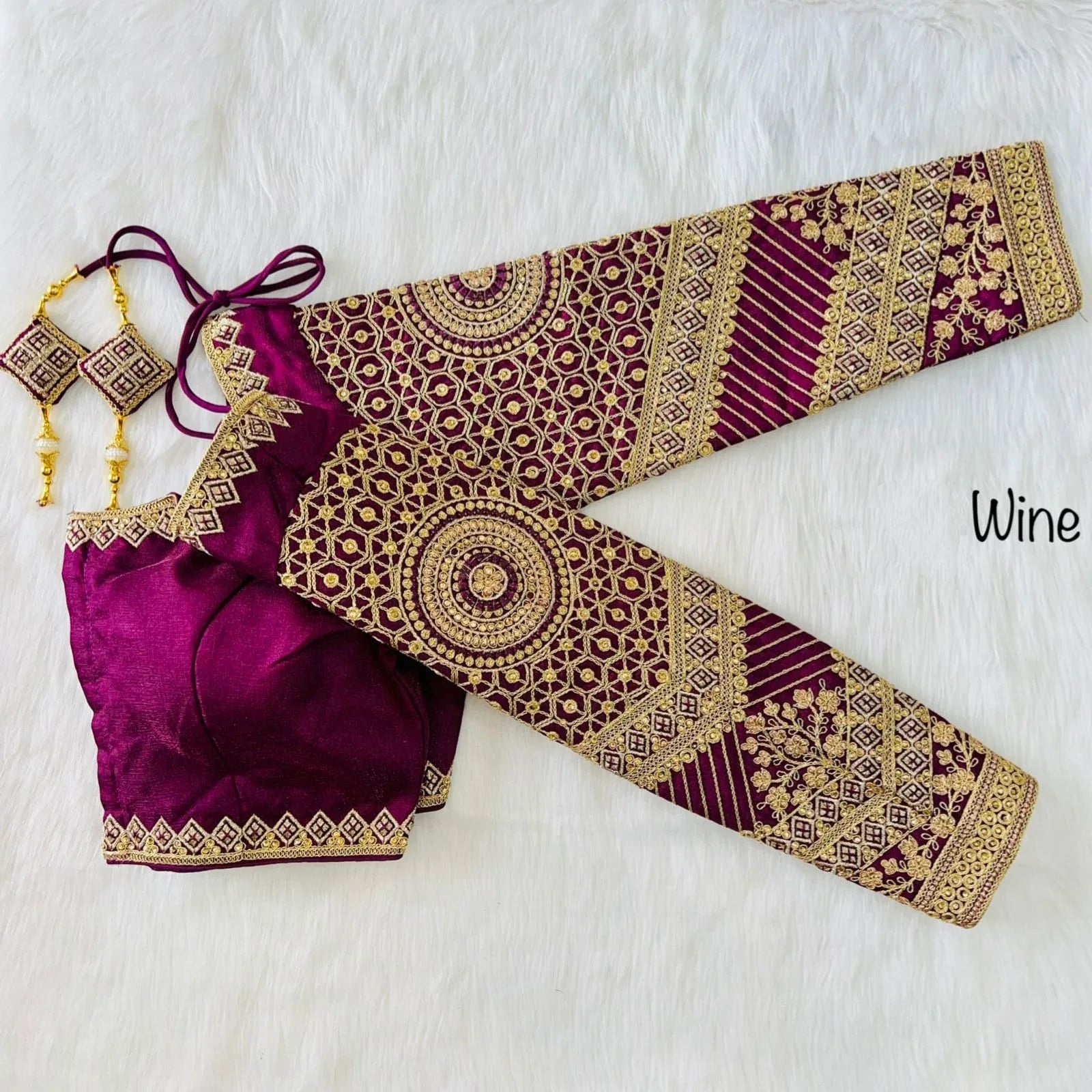 KARISHMA -2 DESIGNER WEDDING BLOUSE Anant Tex Exports Private Limited