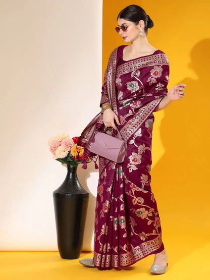 Party Wear Fancy Jamdani Saree Anant Tex Exports Private Limited