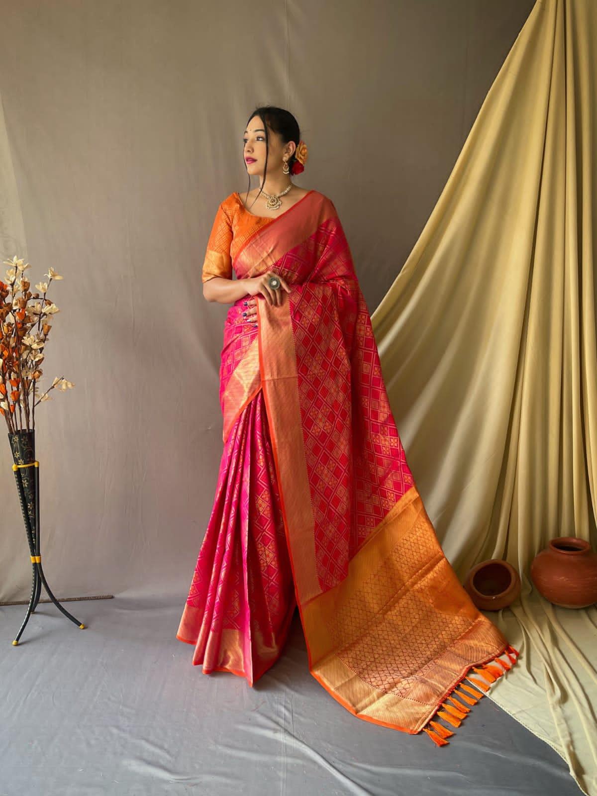 FANCY PURE PATAN PATOLA SILK SAREE Anant Tex Exports Private Limited