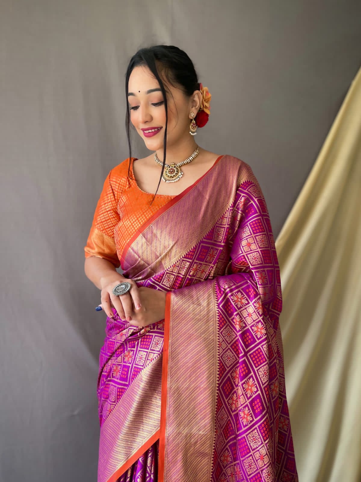 FANCY PURE PATAN PATOLA SILK SAREE Anant Tex Exports Private Limited