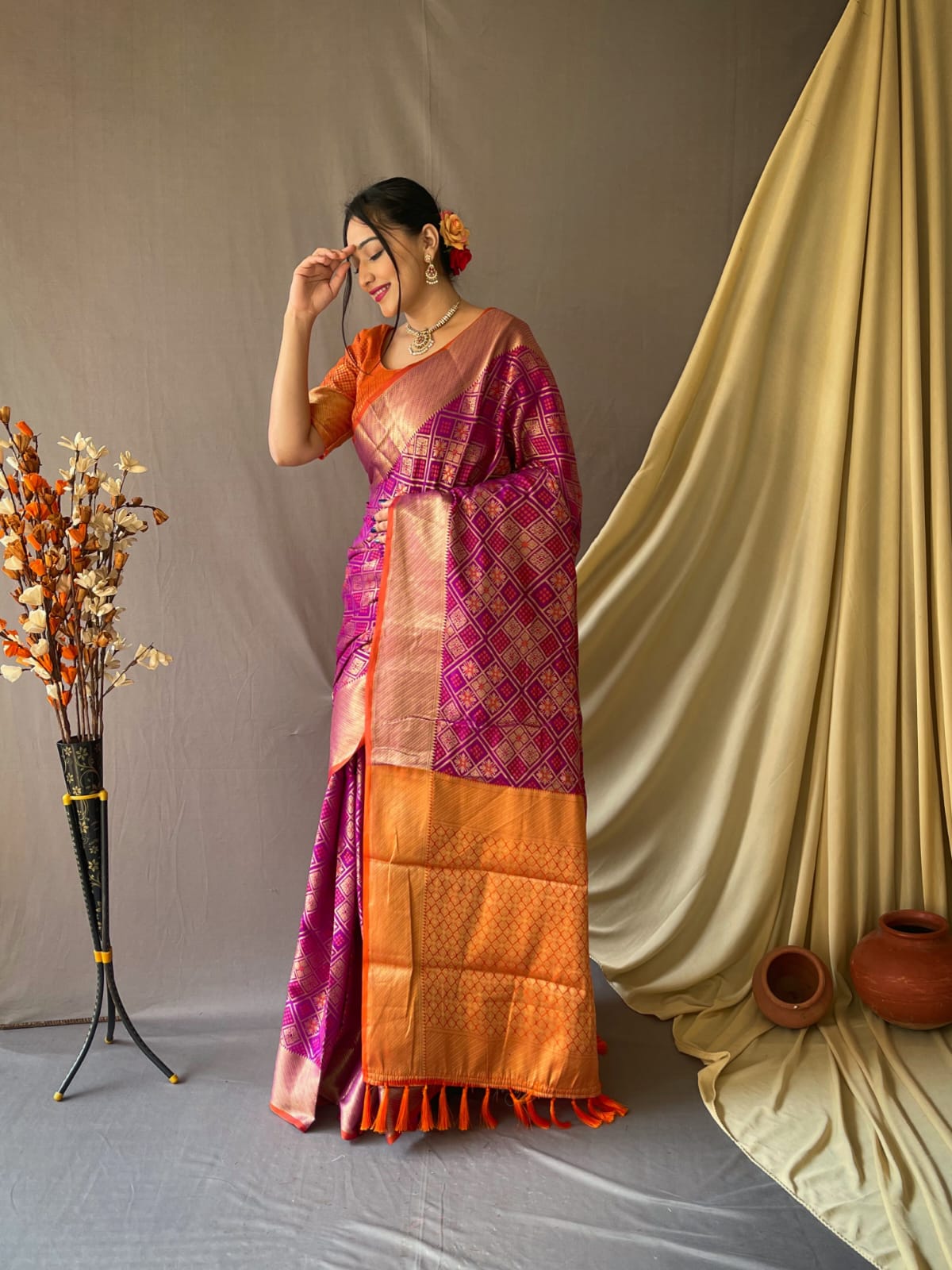 FANCY PURE PATAN PATOLA SILK SAREE Anant Tex Exports Private Limited