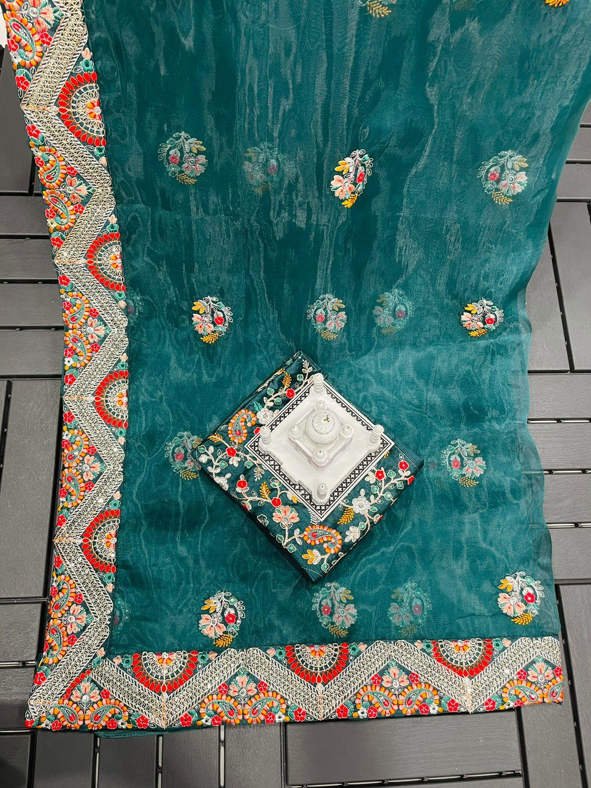 NEW SUPERHIT COTTON THREAD &amp; SEQUINS SAREE D.NO 520 Anant Tex Exports Private Limited
