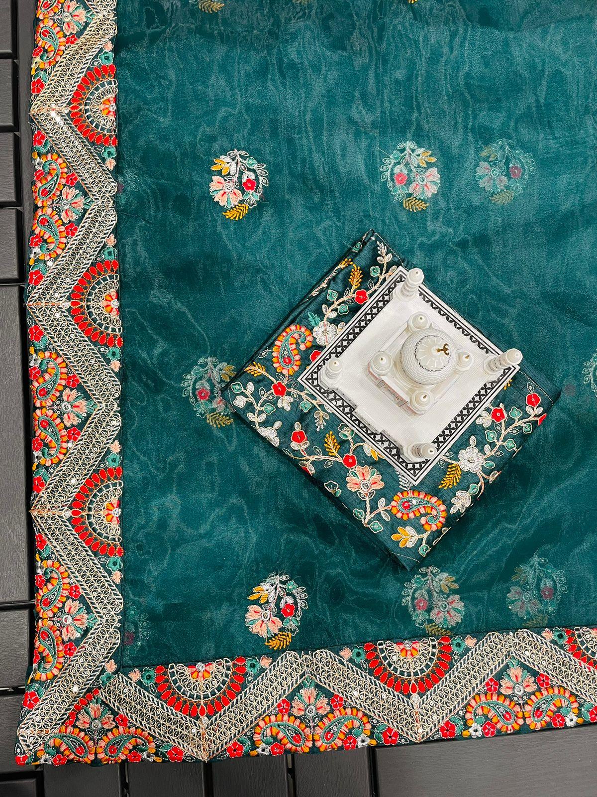 NEW SUPERHIT COTTON THREAD &amp; SEQUINS SAREE D.NO 520 Anant Tex Exports Private Limited