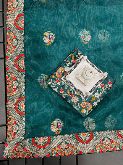 NEW SUPERHIT COTTON THREAD &amp; SEQUINS SAREE D.NO 520 Anant Tex Exports Private Limited