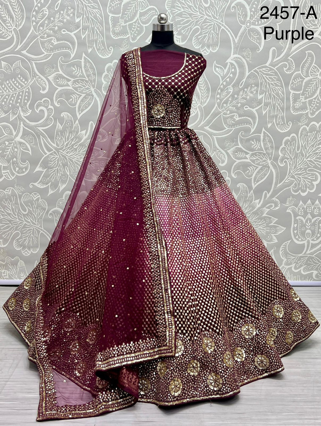 Partywear Sequence Lehenga Choli D.no 2457 Anant Tex Exports Private Limited