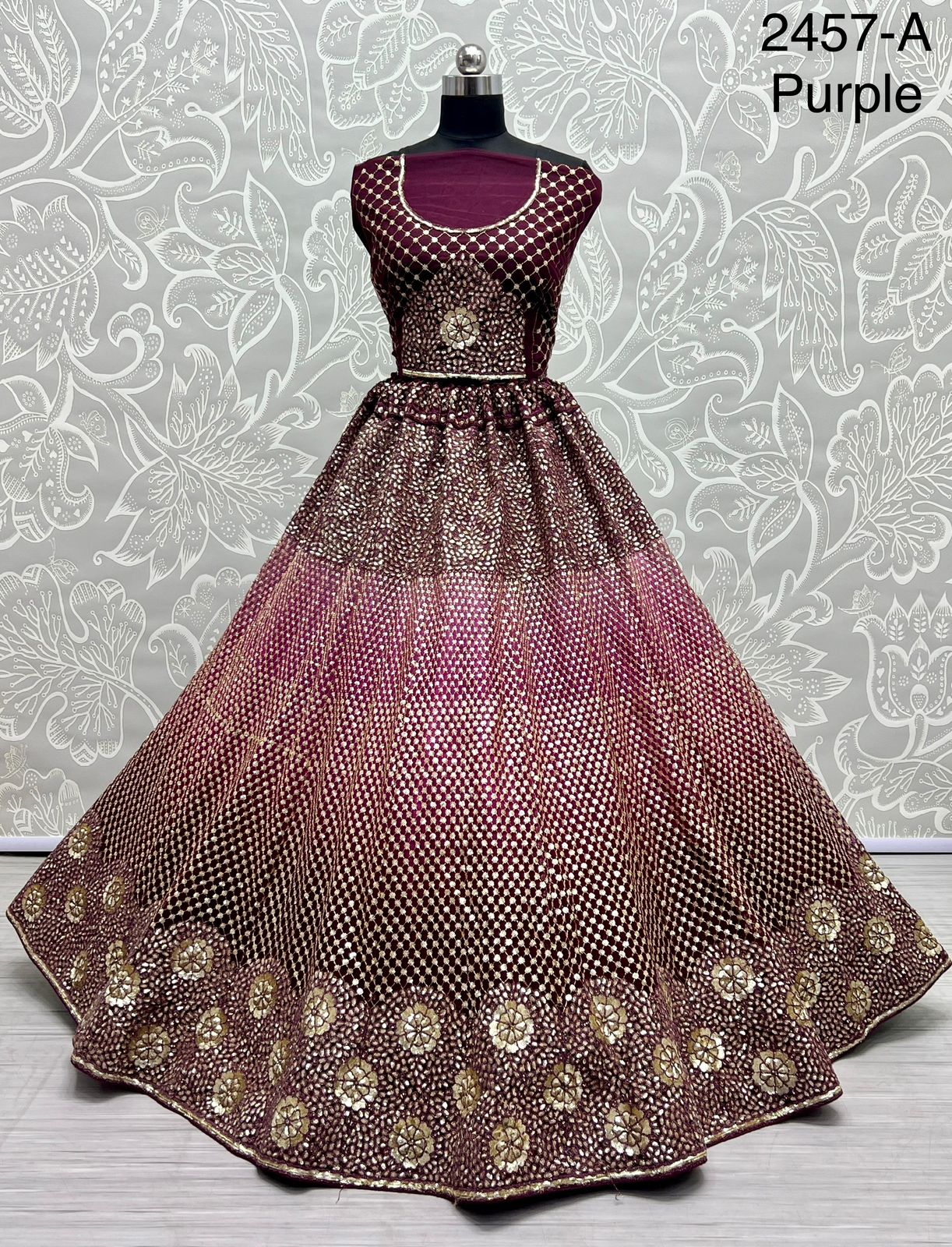 Partywear Sequence Lehenga Choli D.no 2457 Anant Tex Exports Private Limited