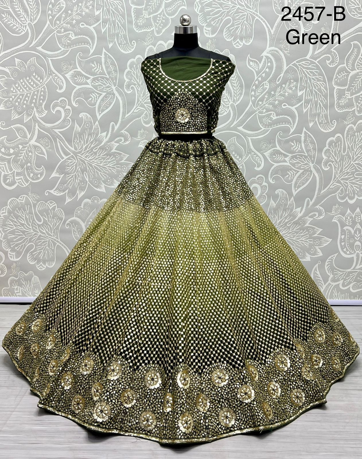 Partywear Sequence Lehenga Choli D.no 2457 Anant Tex Exports Private Limited