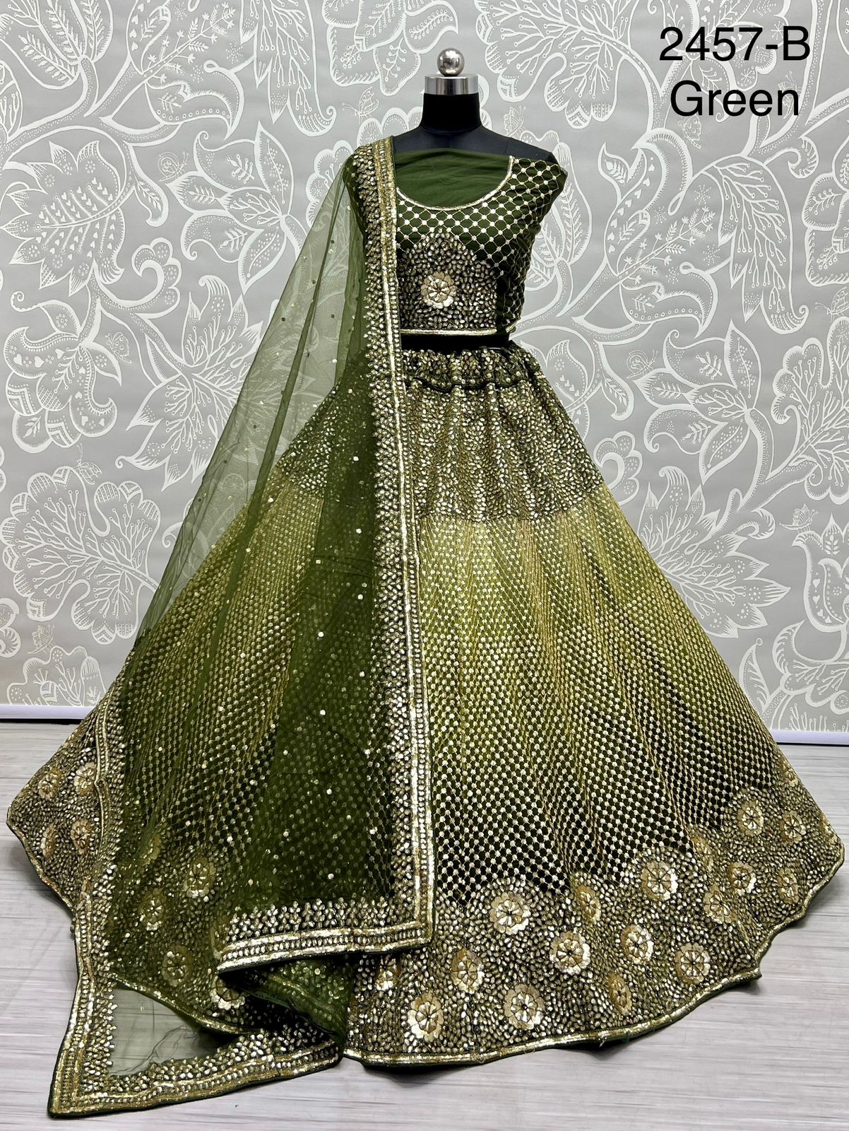 Partywear Sequence Lehenga Choli D.no 2457 Anant Tex Exports Private Limited