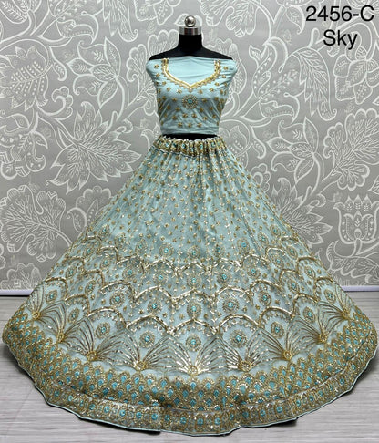 Exclusive Hand Work Lehenga D.no 2456 Anant Tex Exports Private Limited