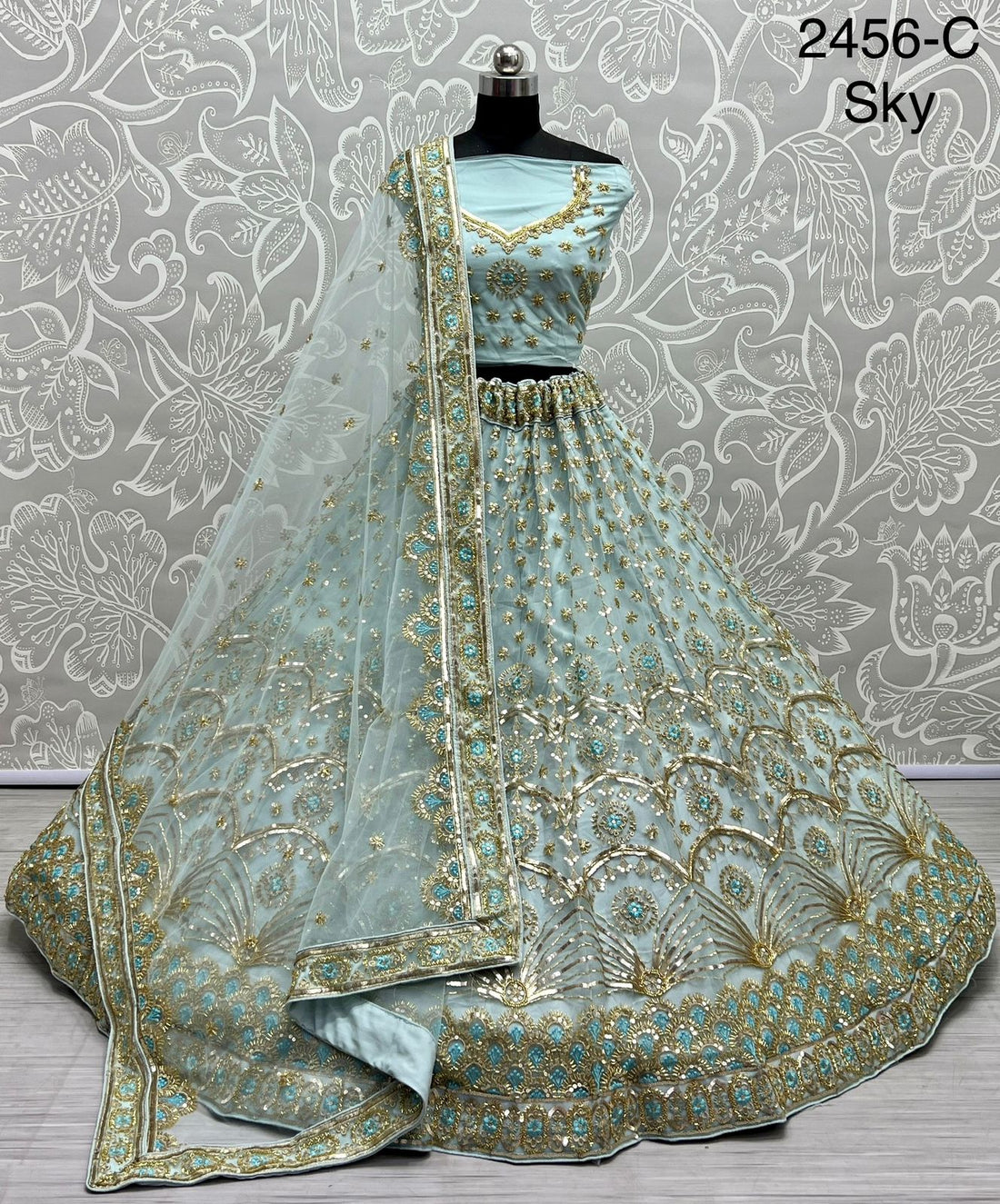 Exclusive Hand Work Lehenga D.no 2456 Anant Tex Exports Private Limited