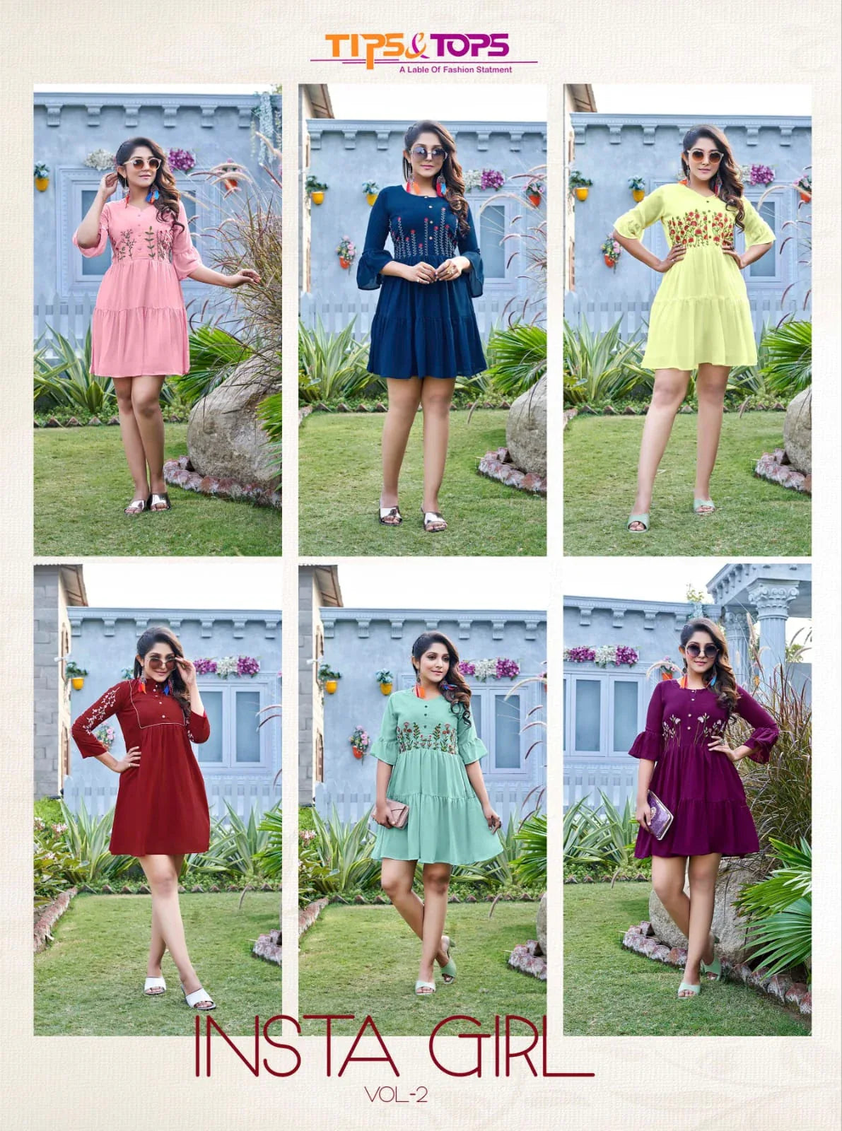 TIPS &amp; TOPS INSTA GIRL VOL 02 KURTI Anant Tex Exports Private Limited