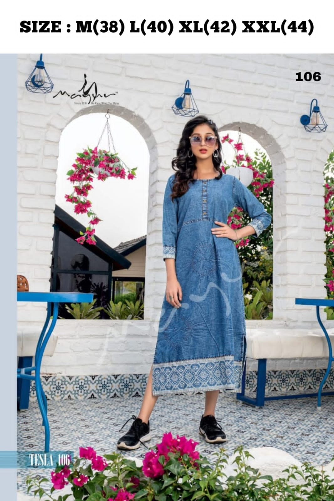 Party Wear Denim Kurti Anant Tex Exports Private Limited