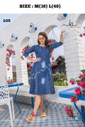 Party Wear Denim Kurti Anant Tex Exports Private Limited