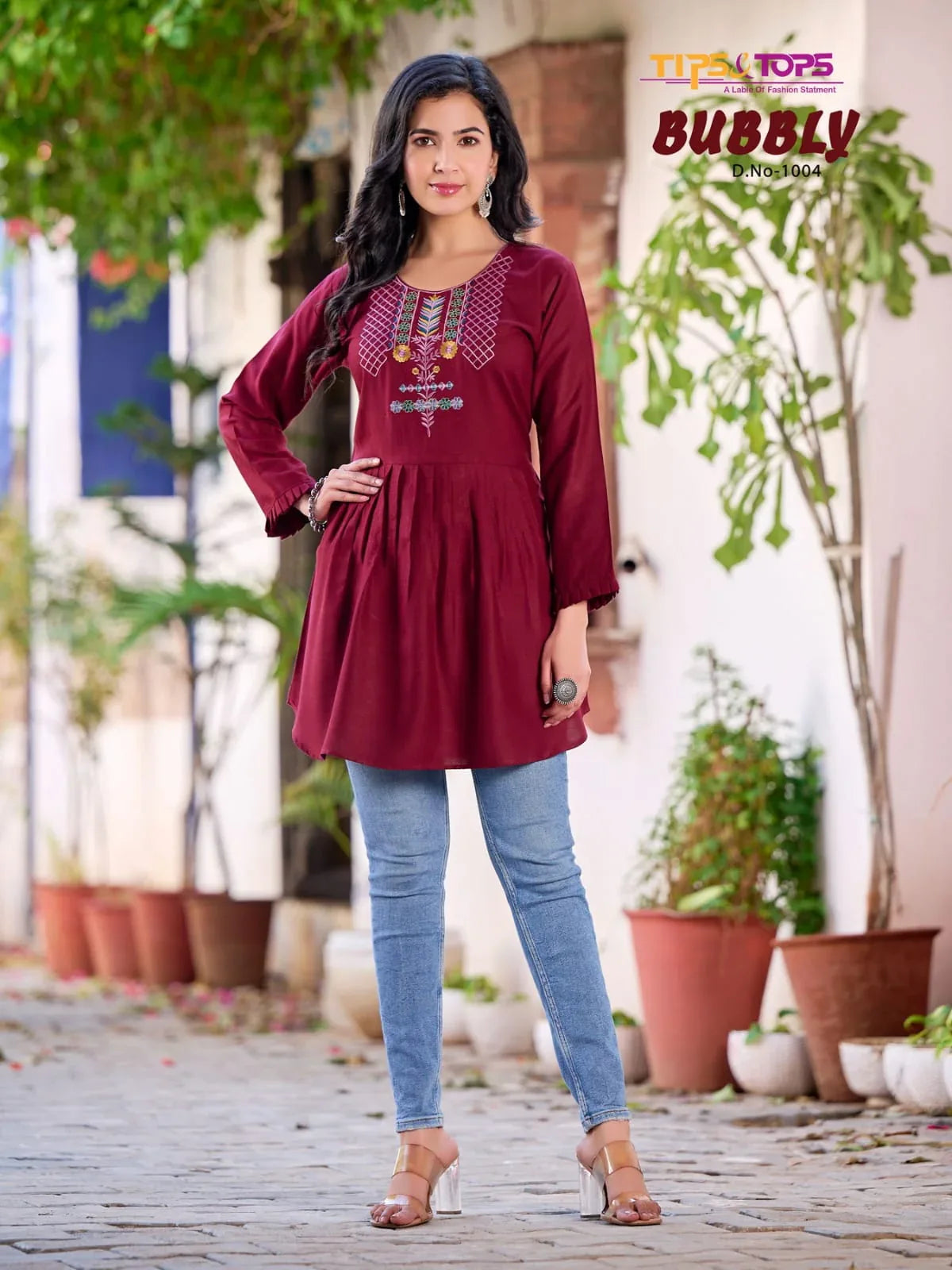 Tips &amp; Tops Bubbly Vol 10 Fancy Western Kurti Anant Tex Exports Private Limited