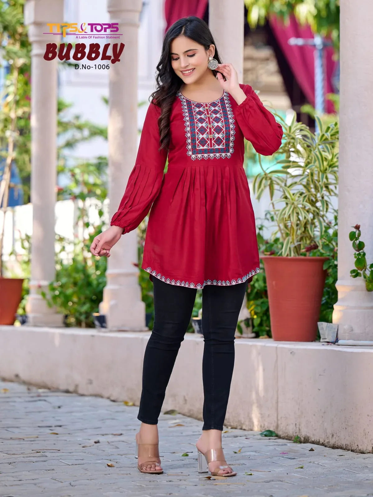 Tips &amp; Tops Bubbly Vol 10 Fancy Western Kurti Anant Tex Exports Private Limited